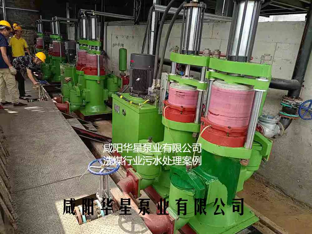 洗煤廠使用YBH400節能泥漿泵現場圖片